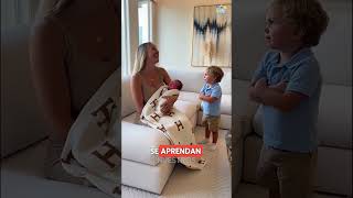 📦 Peque quiere DEVOLVER al bebé: "¡Antes de que sepa nuestros nombres!" 🤣👶 #Shorts