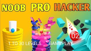Stack Ball - Blast through platforms||1 TO 30 LEVELS GAMEPLAY part 1| screenshot 3