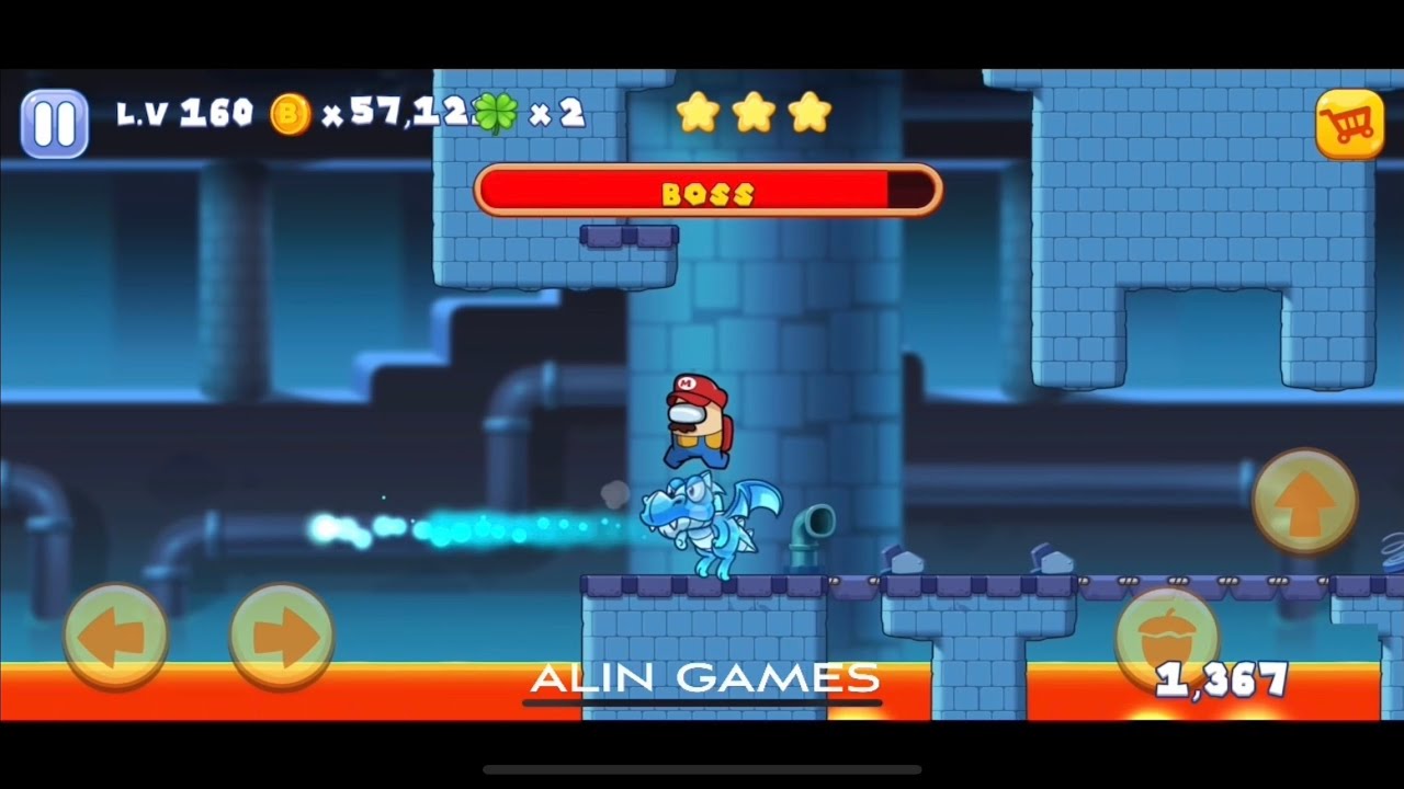 Alin | Super Bobby’s World | Level 160 | Kill Boss | Quick Game Guide | All Gold | All Stars