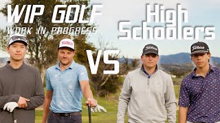WIP Golf plays a scramble against two elite high school golfers
