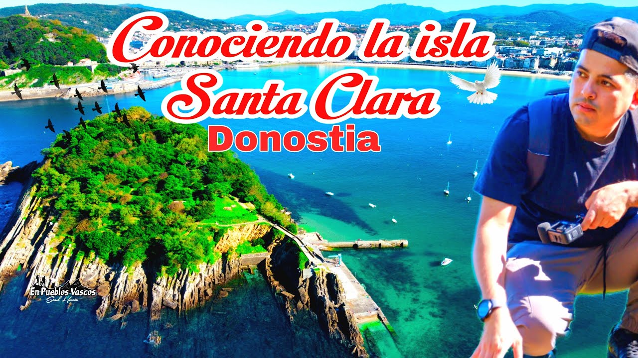 La isla Santa Clara en Donostia