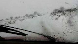 Devon moors in the snow