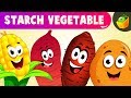 Starch Vegetable - Spelling for Preschool Kids - Fun way of learning vegetables for children