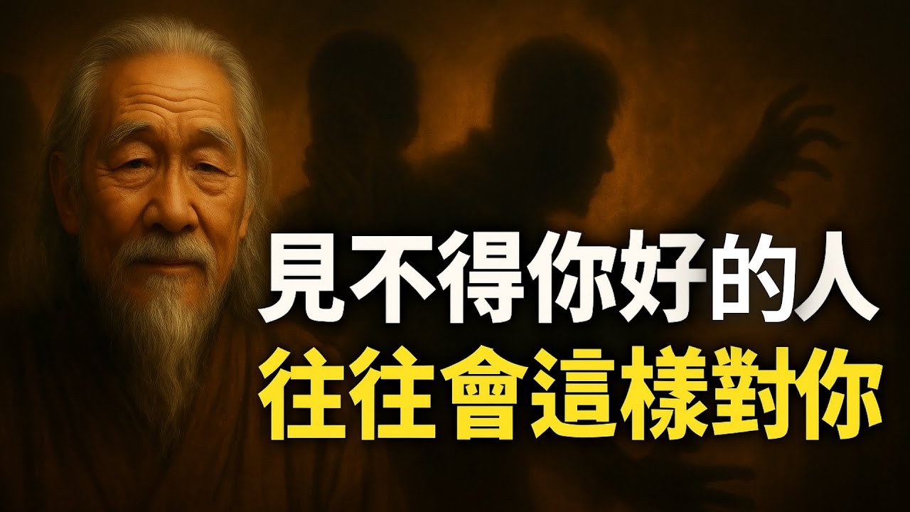 見不得你好的人，往往會這樣對你，遇到了要遠離 | 智慧之海 | 智慧 人生 哲學