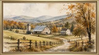 Framed Farmhouse Landscape | TV Art | Farmhouse Landscape Wall Art 🌾🏡 screenshot 5