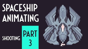 Spaceship animation pixel art part3