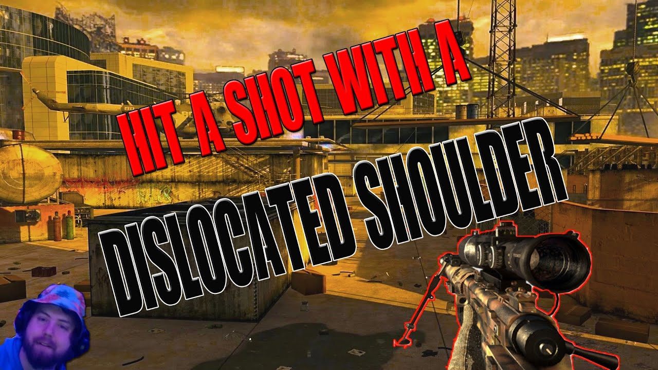 I Hit A Shot With A Dislocated Shoulder! (Iw4x trickshotting)