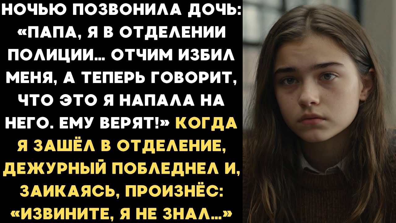 Ночью позвонила дочь: «Папа, я в полиции. Отчим избил меня и говорит, что это я напала на него...