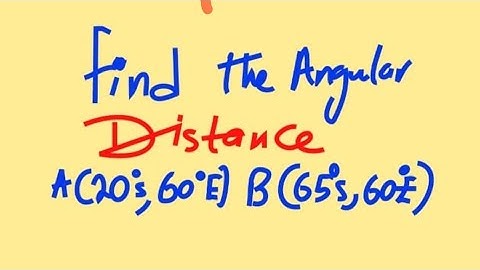 Longitude and Latitude