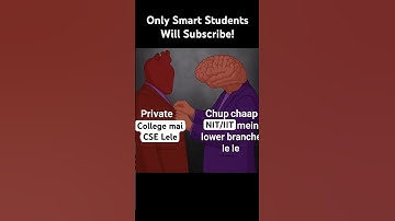 CSE vs IIT/NIT Tag 😖 IIT JEE Aspirants | IIT JEE Preparation #jee #iit