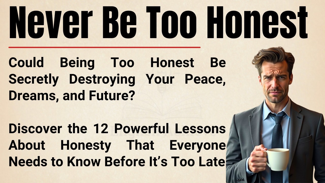 The Dangerous Side of Honesty: 12 Smart Lessons to Protect Your Peace, Power & Future 🔥