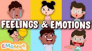 Learn FEELINGS AND EMOTIONS - Vocabulary Words For Children | Toddler Learning Videos | EMoMee