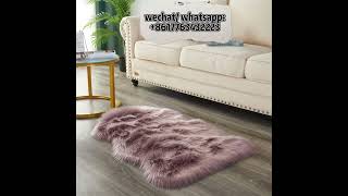 Factory direct sale faux fur rug , fluffy carpet