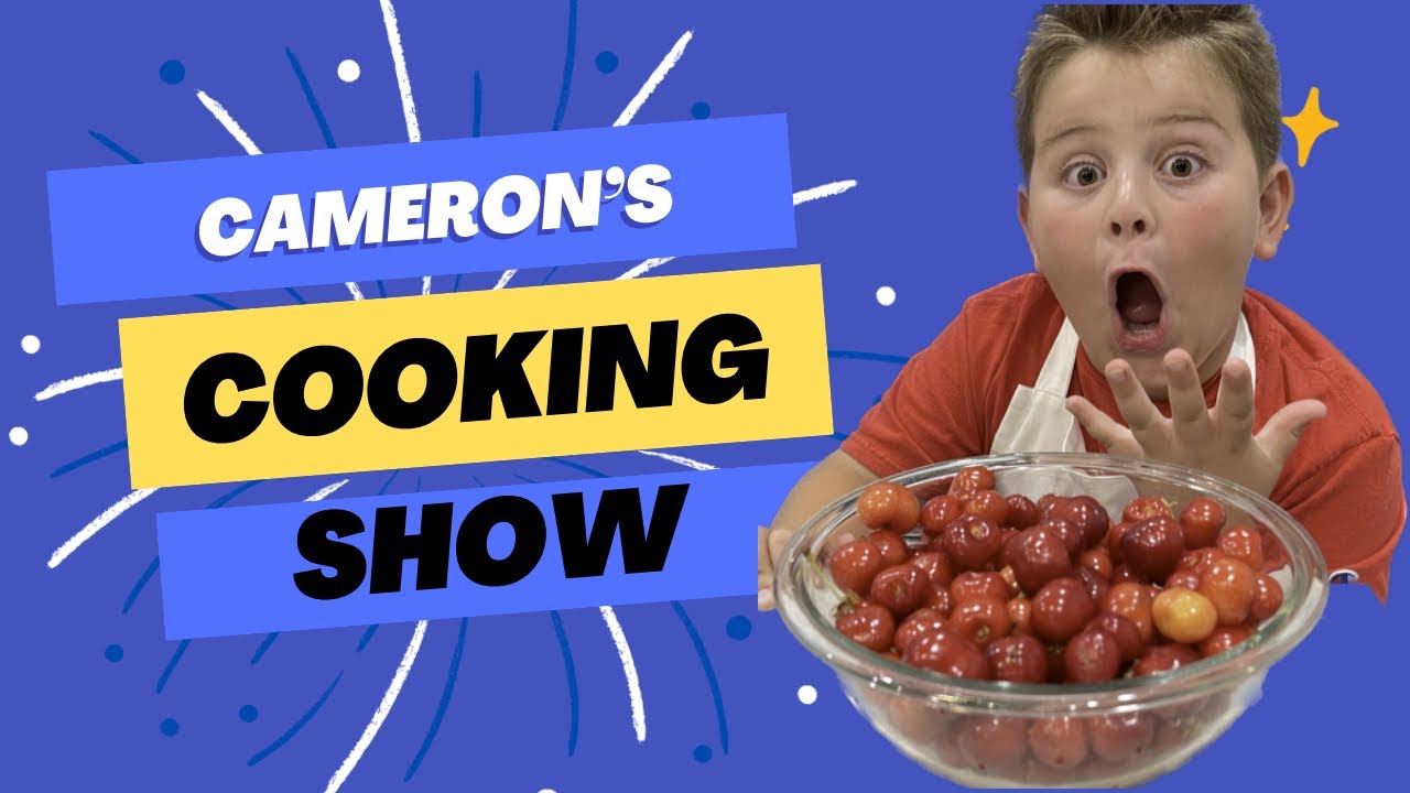 ⁣Cameron’s Cooking Show - Cherry-o Cream Cheese Pie