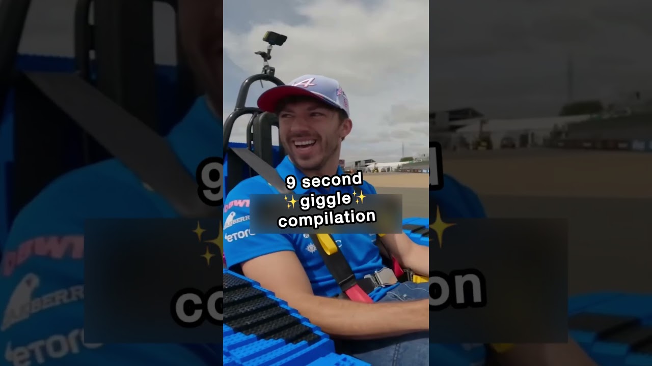 Formula 1 LEGO go karts being✨iconic✨for 1 minute and 6 seconds😂😂😂#kimiantonelli #charlesleclerc