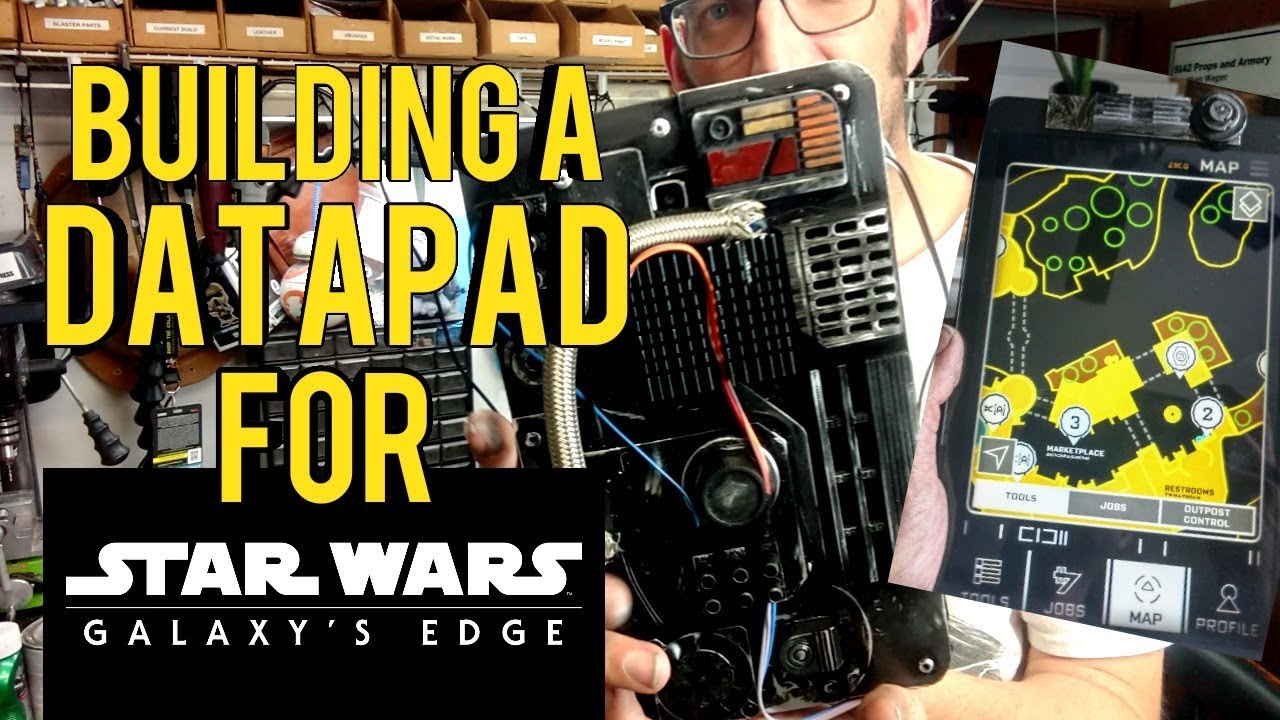 3d Printed Datapad for Star Wars Galaxy's Edge YouTube