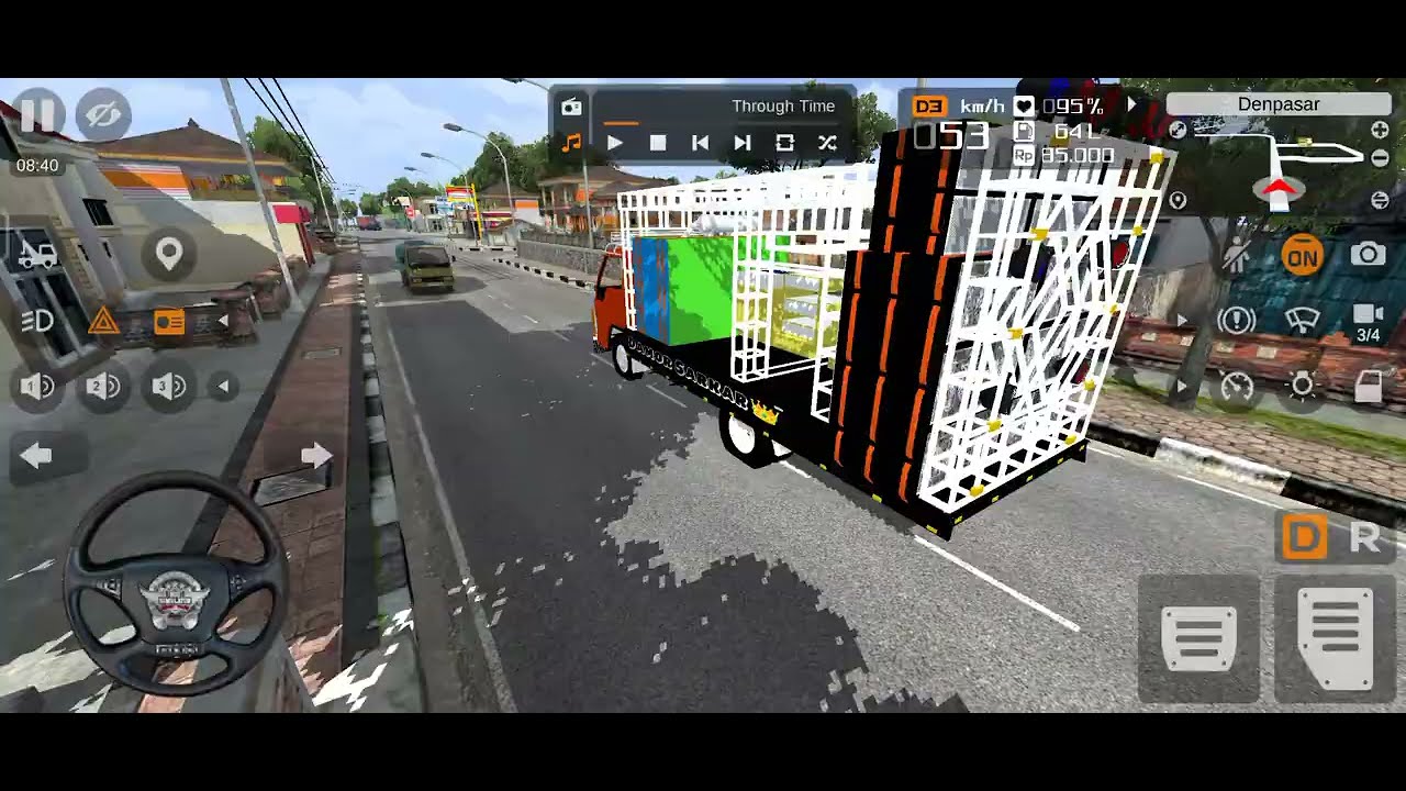 😱Loading dj truck game ! Mobile Game ! Loading Dj truck ! Bussid game 😮😲 #dance 