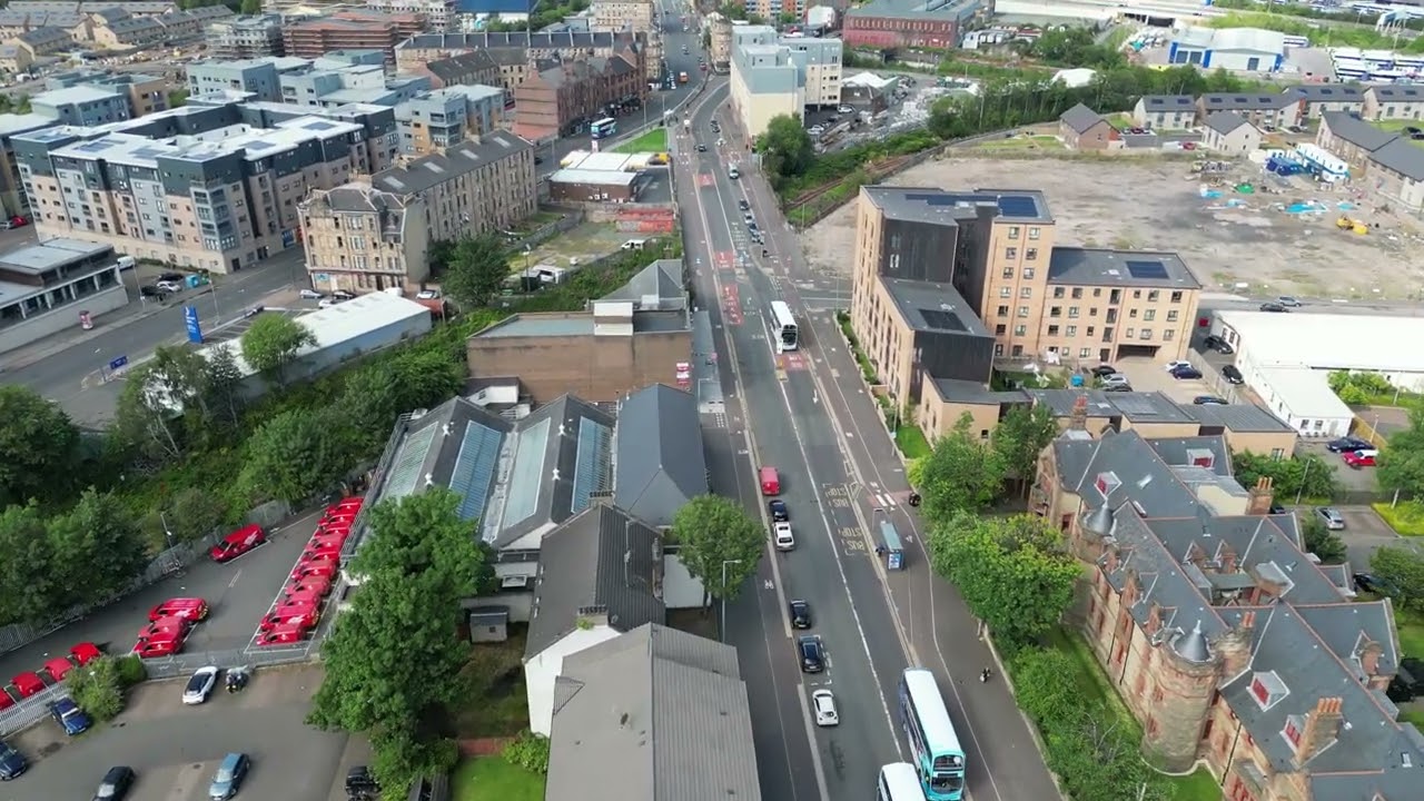 Queens park to Eglinton toll Glasgow 31/07/22 dji mini 3 pro drone