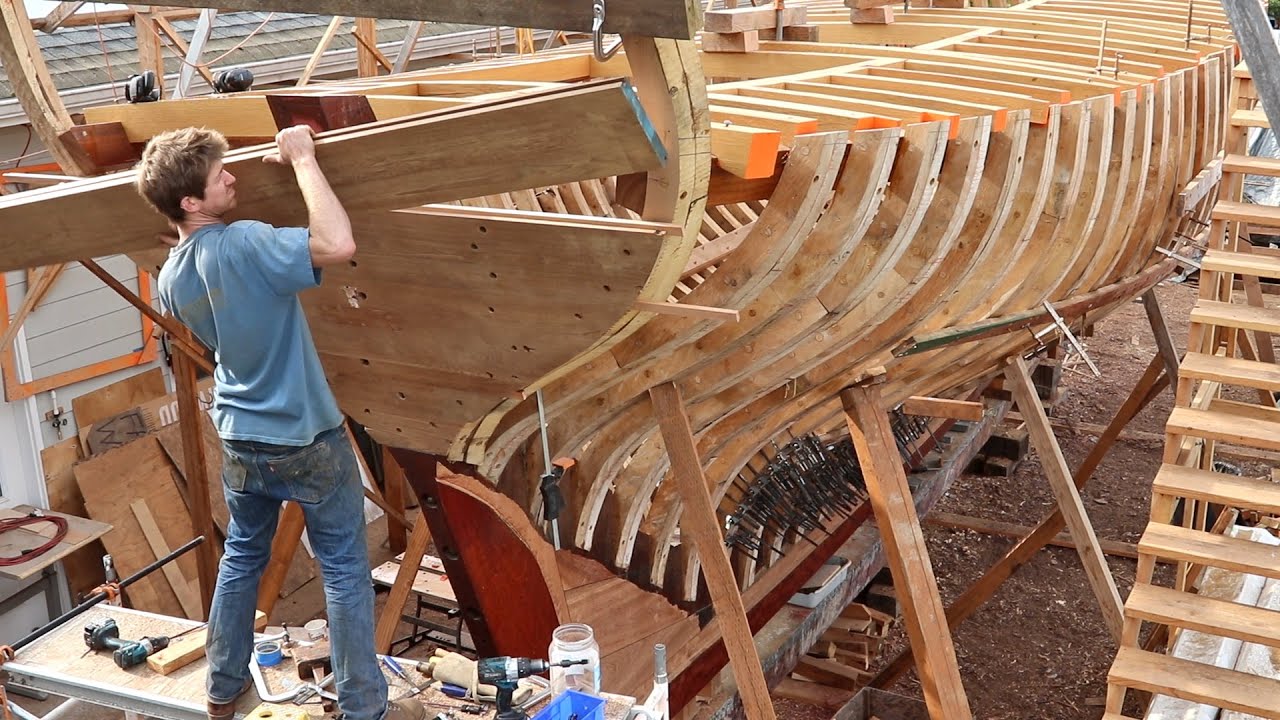 BoatBuilding – Restoring the Transom (EP74)