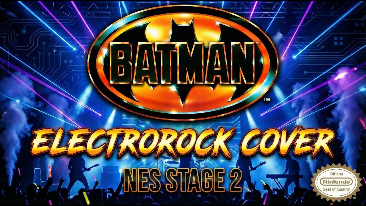 Batman (NES) Stage 2 - Axis Chemical Factory (Electro-Rock Style)