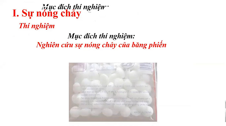 Nhiệt độ nóng chảy của băng phiến là bao nhiêu