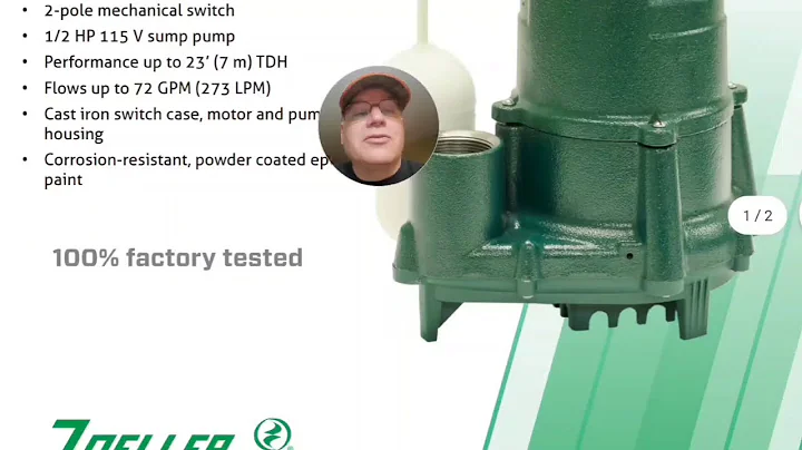 Zoeller Sump Pump Model 98  [ How to get MORE GPM ...