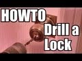 How to Drill a Lock - QUICK!