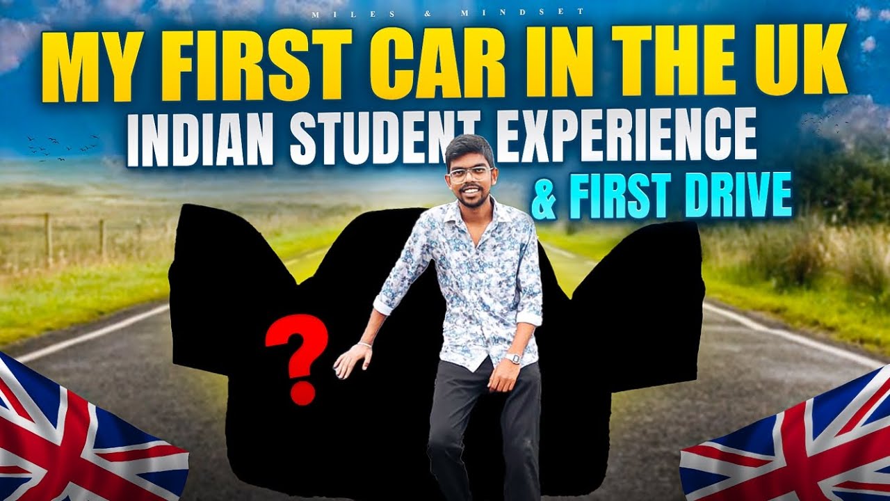 My First Car in the UK 🇬🇧 | Indian Student Experience 🇮🇳 & First Drive