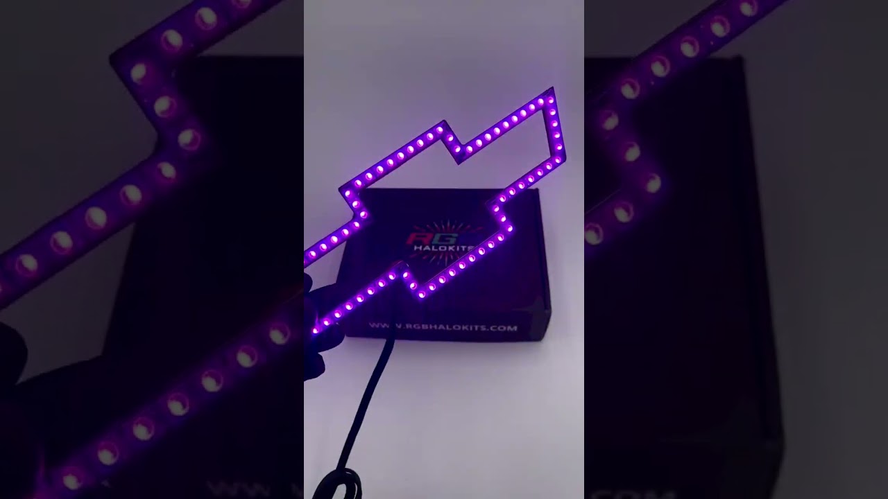 Chevy Multicolor illuminated emblems for the win 🥇 ✔️Fits 2007+ Chevy trucks ✔️Available in RGBW