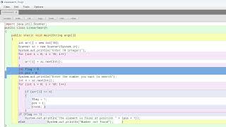 Linear Search in Java in 30 Seconds | ICSE Class 10 #shorts