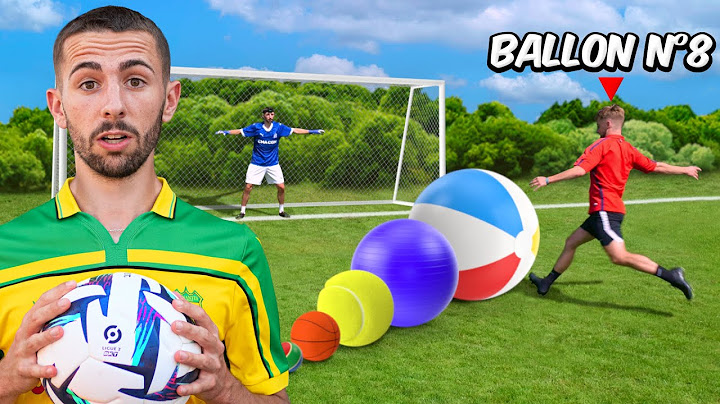À CHAQUE FOIS que tu marques un but le ballon devient de plus en plus GRAND