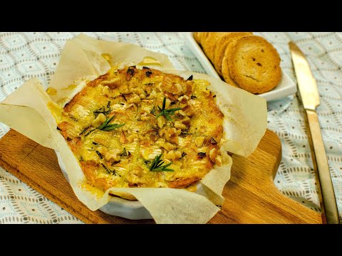 TOSTA de QUESO CAMEMBERT con Ajo y Romero AL HORNO 🤟😎 Recetas de Navidad 2020 nº 2/24