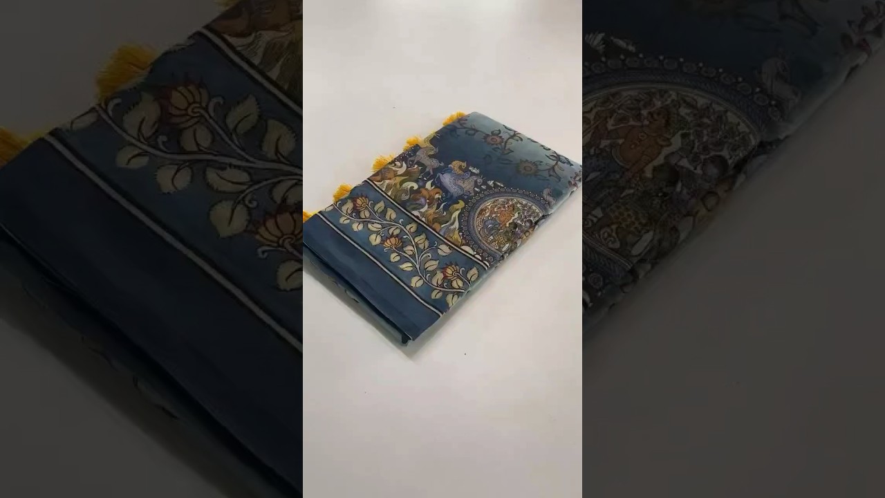 Malai Cotton Digital Printed Kalamkari Saree