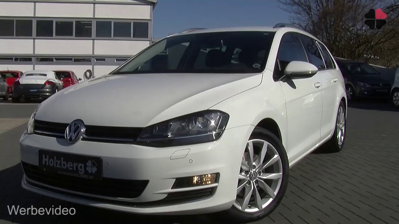 Volkswagen Golf Vii Variant 2 0 Tdi Dsg Highline Euro 6 Youtube