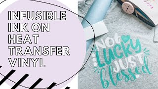 Cricut Infusible Ink on Glitter Heat Transfer Vinyl | Step by Step Tutorial