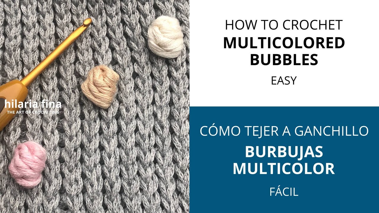 Bubble Crochet Garland - learn - Hilaria Fina