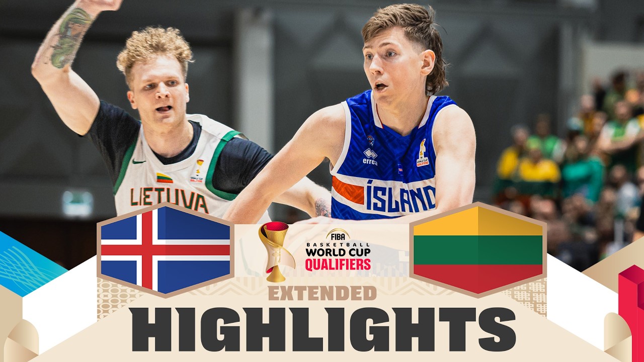 Iceland 🇮🇸 v Lithuania 🇱🇹 | Extended Highlights | FIBA Basketball World Cup 2027 European Qualifiers
