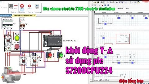 #khởiđộngsaotamgiác,#lậptrìnhplc,#điệntổnghợp,khởi động sao tam giác sử dụng plc s7200,khởi động Y-∆