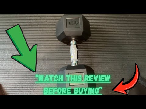 CAP Barbell Coated Hex Dumbbell Weight - 40lb Single | review