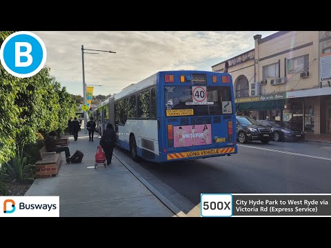 Busways North West Ryde M O 1722 Volvo B12BLEA Euro 3 Custom Coaches CB60 Bus Ride
