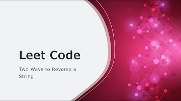 Leet code - Reverse a String (Using a Copy or In Place)