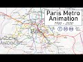 Paris metro expansion 19002030  mtro rer tram grand paris express animation