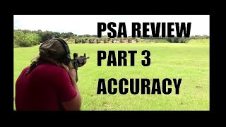 PSA Budget AR15 review part 3 IT WORKS! Accuracy, rust, love the Holosun