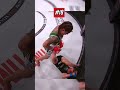 Cris Cyborg’s punch counter went crazy! 🔥💥 How many punches before the stoppage? 👀 #mma