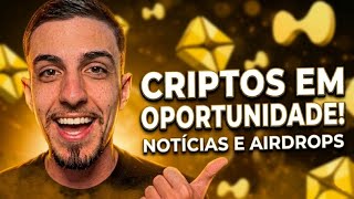 BITCOIN NÃO ANDA, VEJA ESSES AIRDROPS E AS NOTÍCIAS DA SEMANA!