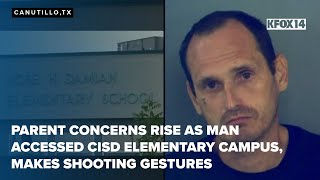 Parent concerns rise as man accessed CISD elementary campus, makes shooting gestures