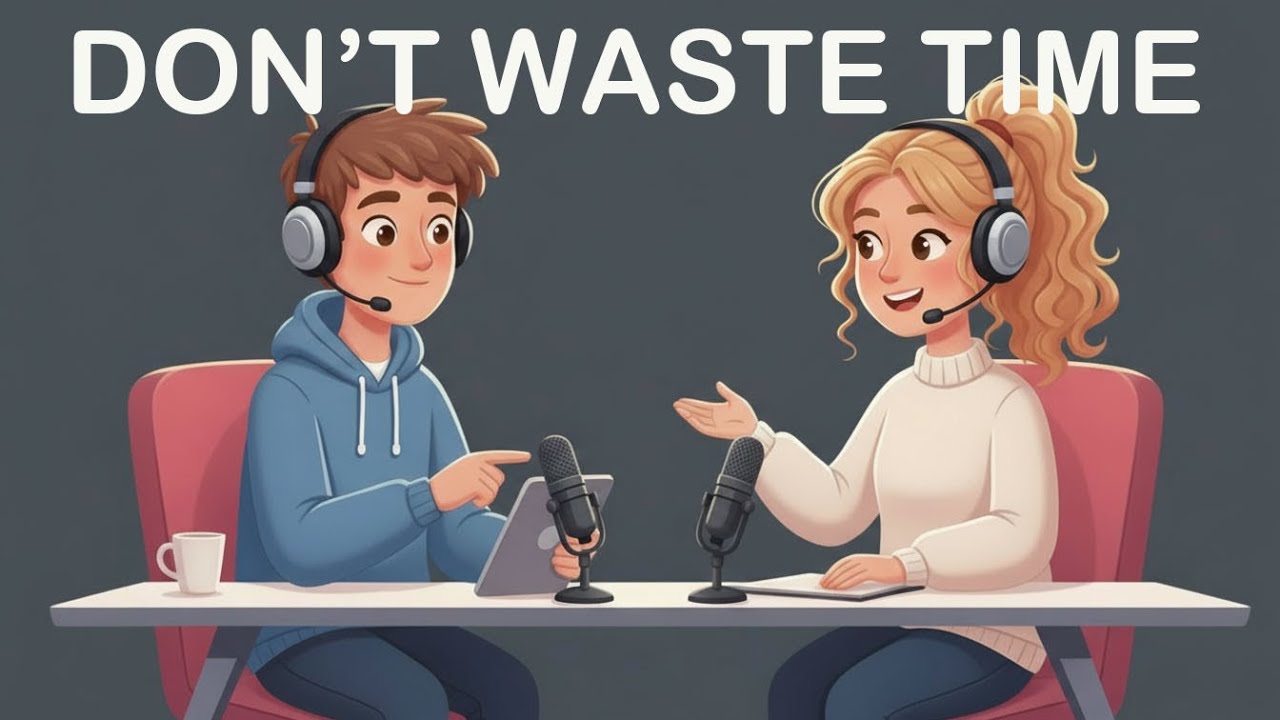 DON'T WASTE TIME | ENGLISH SPEAKING