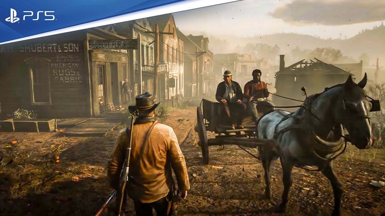 RED DEAD REDEMPTION 2 | O INÍCIO DE GAMEPLAY NO PS5 EM 4K - YouTube