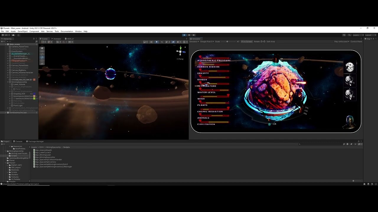 ExoCore development showcase