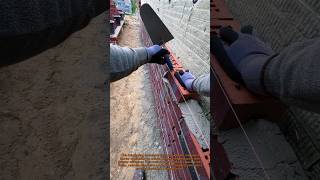 Bricklaying Speed Hack #Bricklaying #BrickHack #MasonryTrick #ConstructionHack #WallBuilding